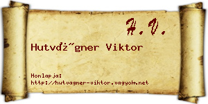 Hutvágner Viktor névjegykártya